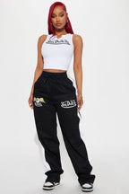 Von Dutch Ribbed Notch Neck Tank Top
