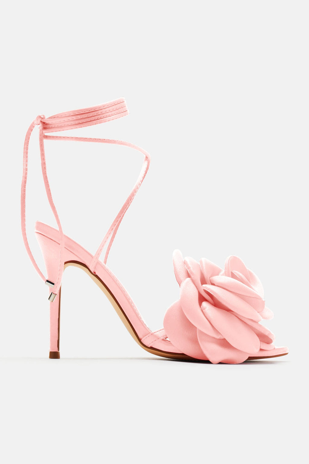 Love Is Blooming Heeled Sandals - Black