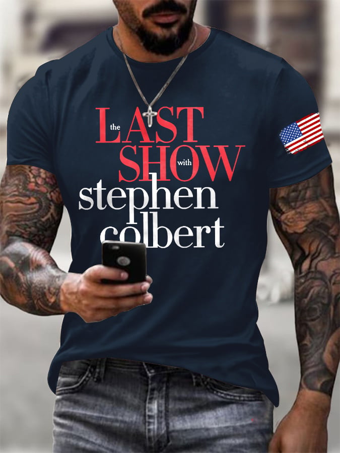 🔥Buy 3 Get 15% Off🔥Men's Retro Last Show Print T-Shirt
