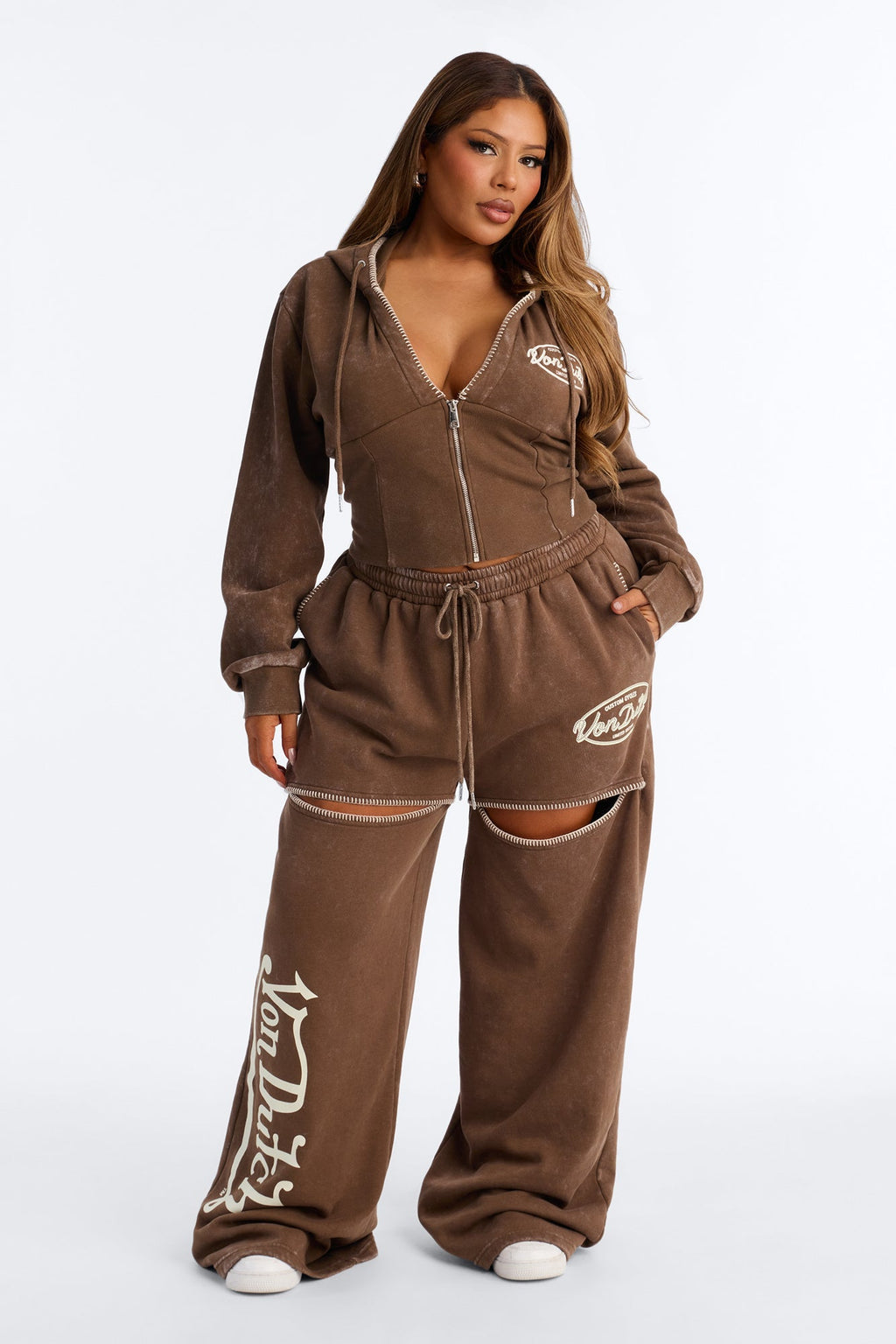 Von Dutch Washed Faded Heat Pants