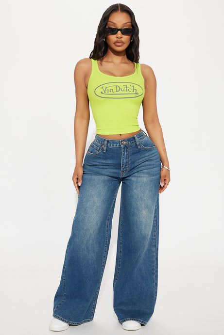 Von Dutch Ribbed Tank Top