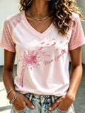 Women's Light Pink Breast Cancer Warrior Top