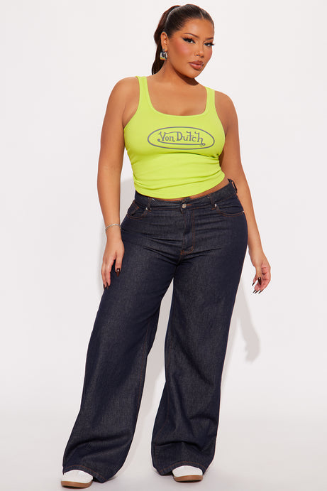 Von Dutch Ribbed Tank Top