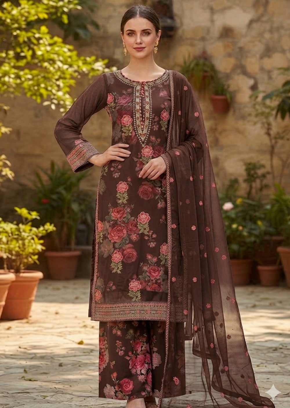 SFSH-13 - Readymade - Chiffon Net Outfit 2026