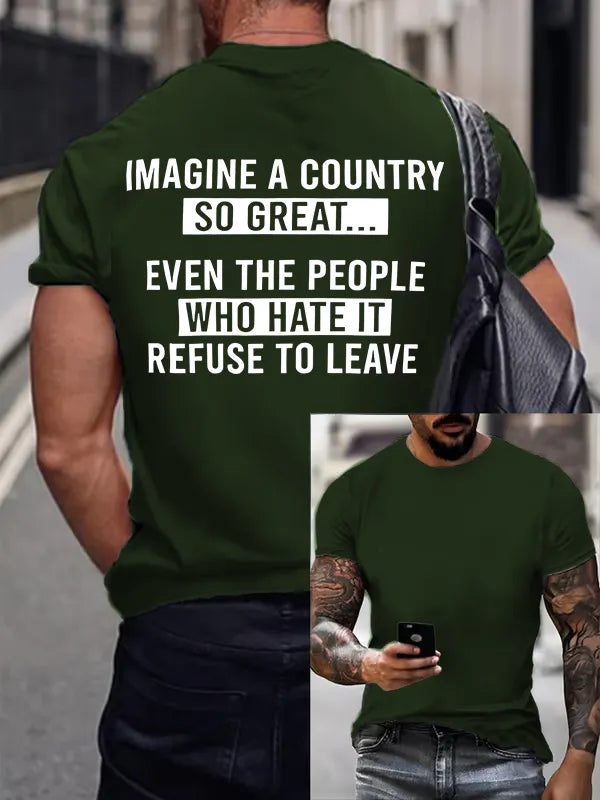 Men's IMAGINE A COUNTRY T-Shirt