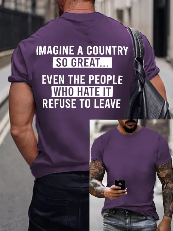 Men's IMAGINE A COUNTRY T-Shirt