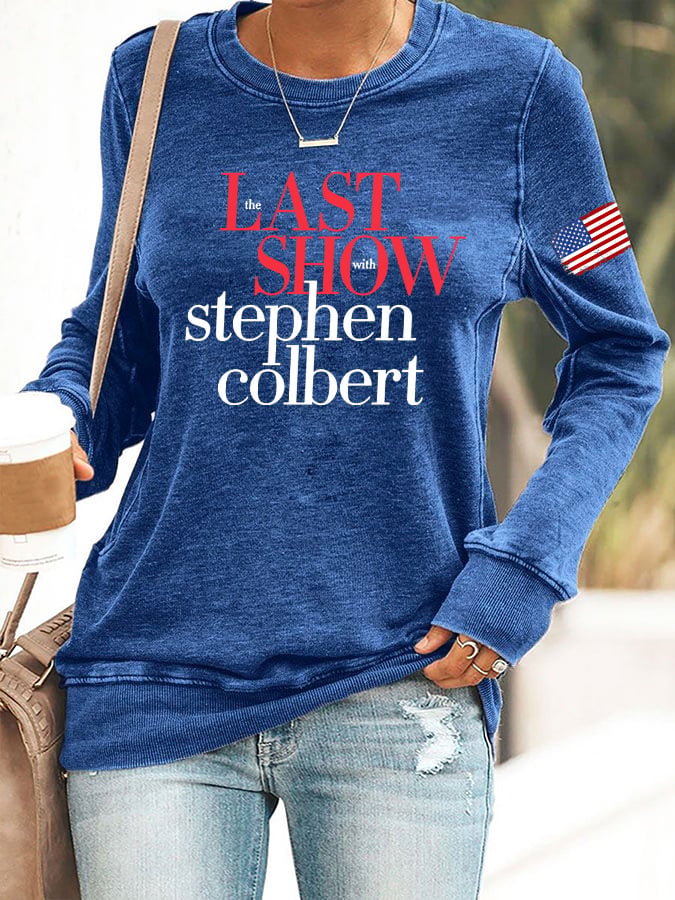 🔥Buy 3 Get 15% Off🔥Retro Last Show Print Sweatshirt