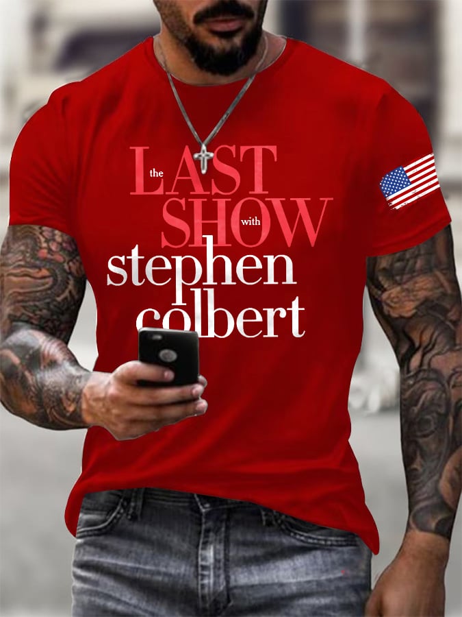 🔥Buy 3 Get 15% Off🔥Men's Retro Last Show Print T-Shirt