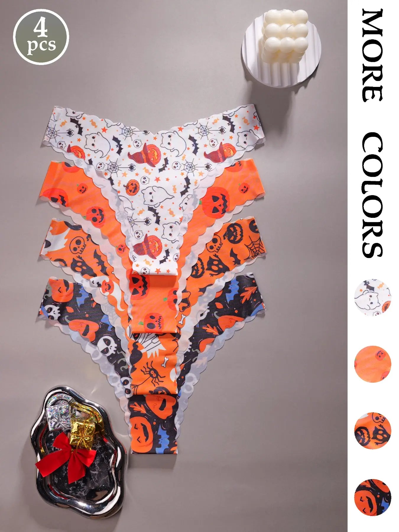 Women's Leopard & Floral Underwear Set - All Season Comfort