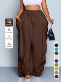 Women's Casual Loose-Fit Wide Leg Pants - All-Season Comfort