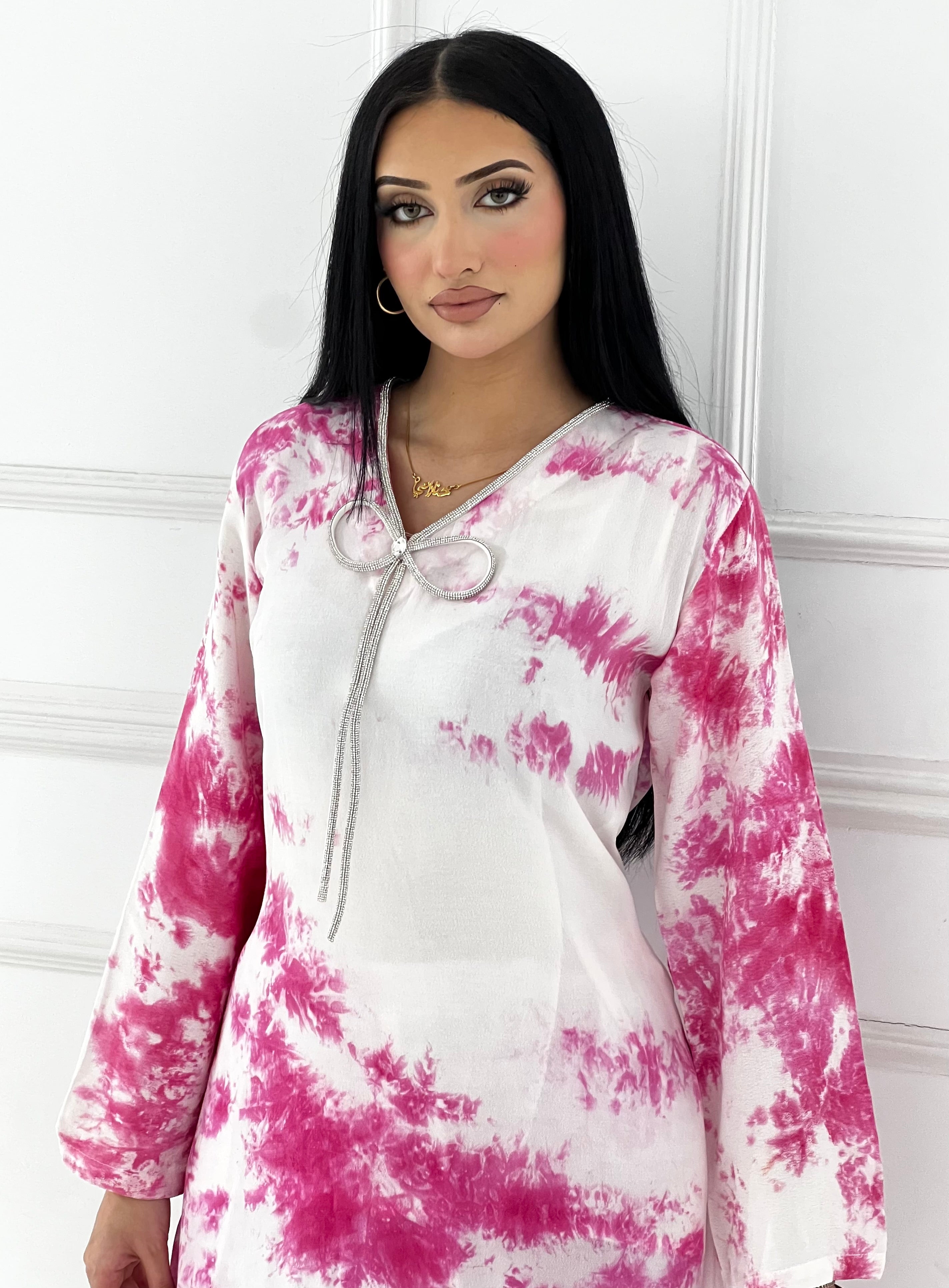 RBY-137- Tye & Dye Crepe 2 Piece Co-ord