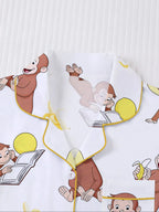 Women's Monkey Banana Print Sleepwear Set