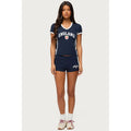 England Girl V Neck T Shirt