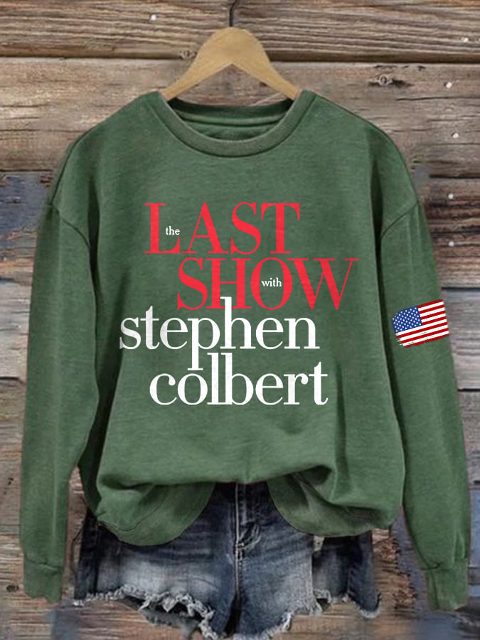 🔥Buy 3 Get 15% Off🔥Retro Last Show Print Sweatshirt