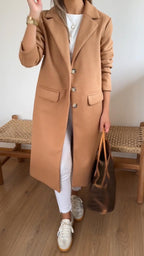 Womens Laple Collar Temperament Casual Coat