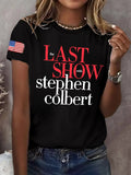 🔥Buy 3 Get 15% Off🔥Retro Last Show Print T-Shirt