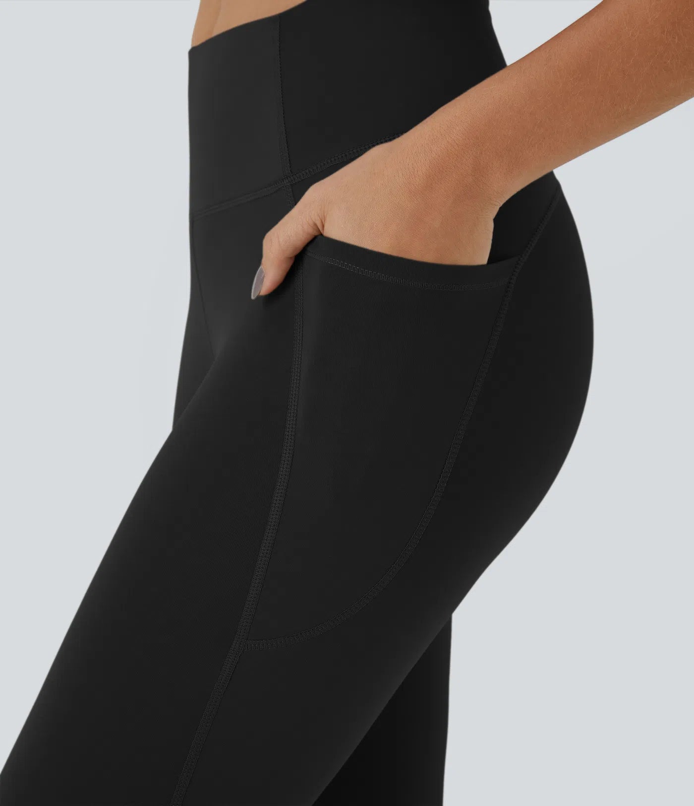 UltraSculptTM High Waisted Tummy Control Pocket Training Leggings