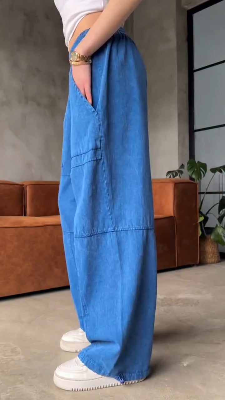 Ladies' Spliced Casual Pants