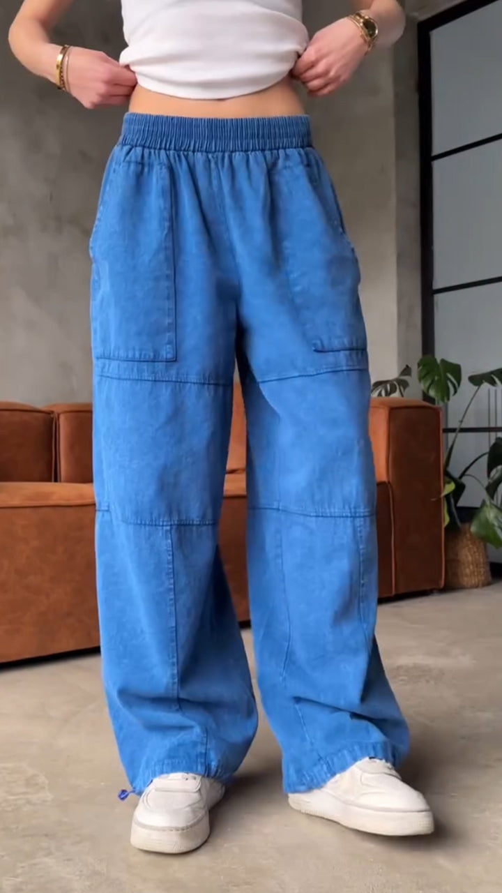 Ladies' Spliced Casual Pants