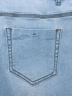 Ladies High Waisted Ripped Scratch Casual Jeans