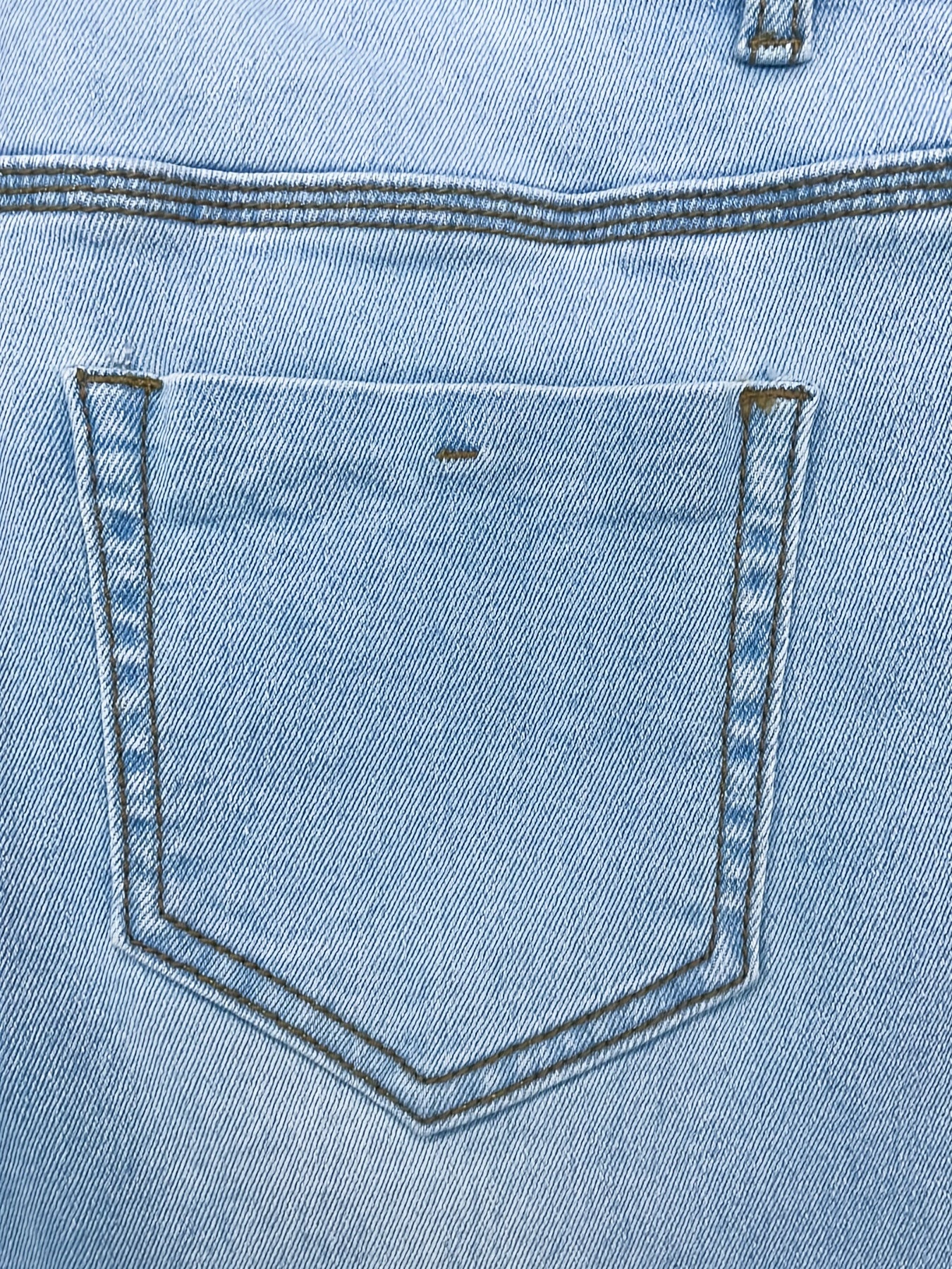 Ladies High Waisted Ripped Scratch Casual Jeans