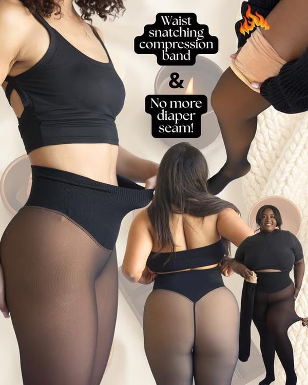 Women Stretch Fleece Warm and Versatile Stockings