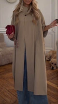 Women Standing Collar Temperament Casual Coat