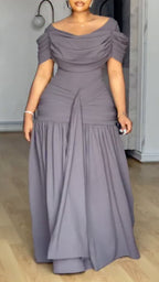 Women's Off-shoulder Fishtail Dress
