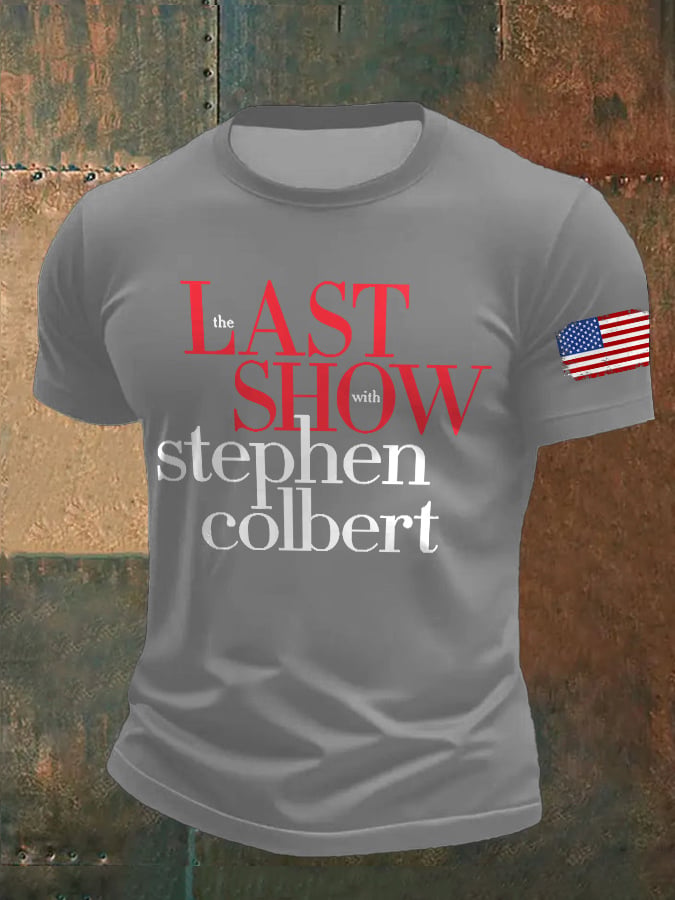 🔥Buy 3 Get 15% Off🔥Men's Retro Last Show Print T-Shirt