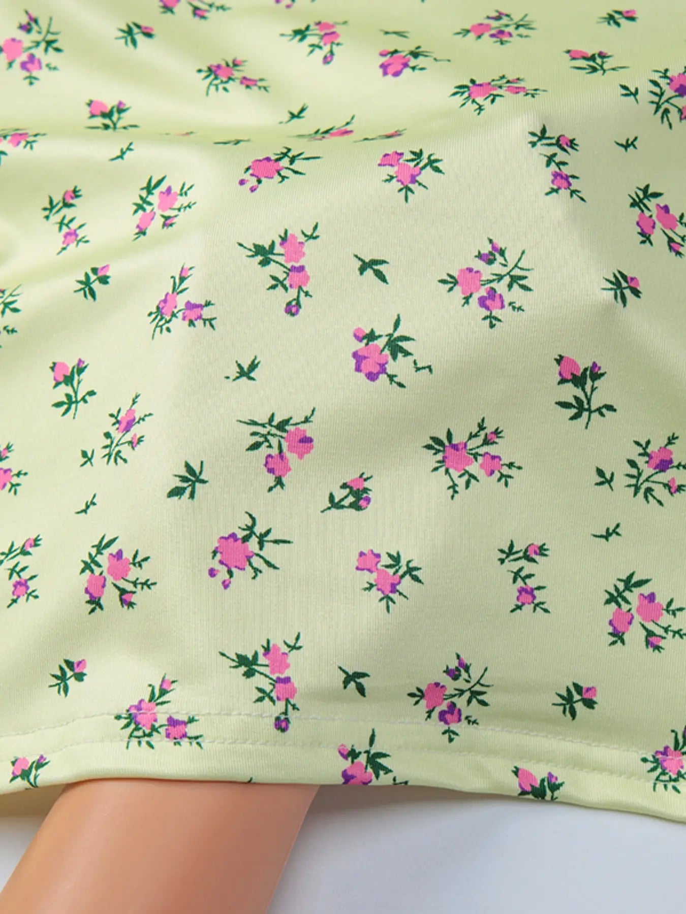 Women's Ditsy Floral Print Split Thigh Cami Dress