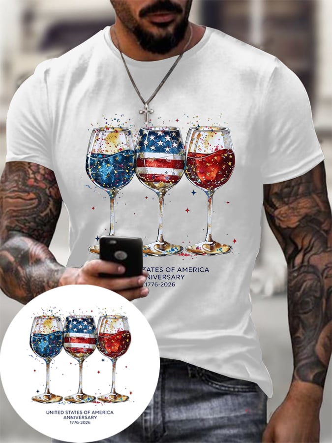 Men's America 250th Anniversary Print T-Shirt