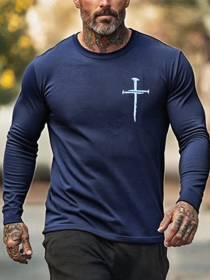 🔥Buy 3 Get 15% Off🔥Men's The Way The Truth The Life Print T-Shirt