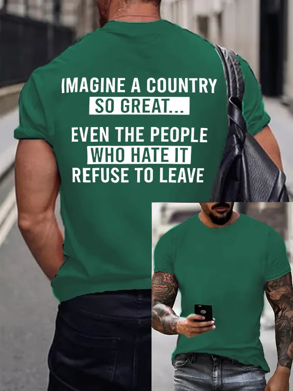 Men's IMAGINE A COUNTRY T-Shirt