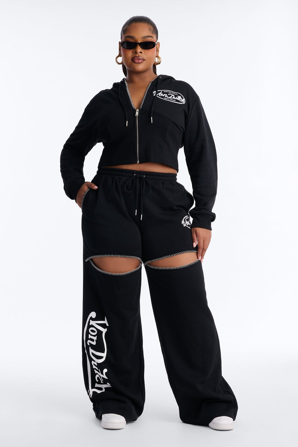 Von Dutch Washed Faded Heat Pants