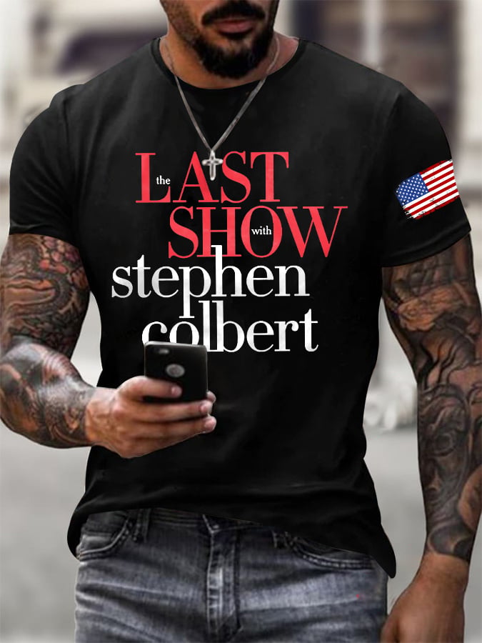 🔥Buy 3 Get 15% Off🔥Men's Retro Last Show Print T-Shirt