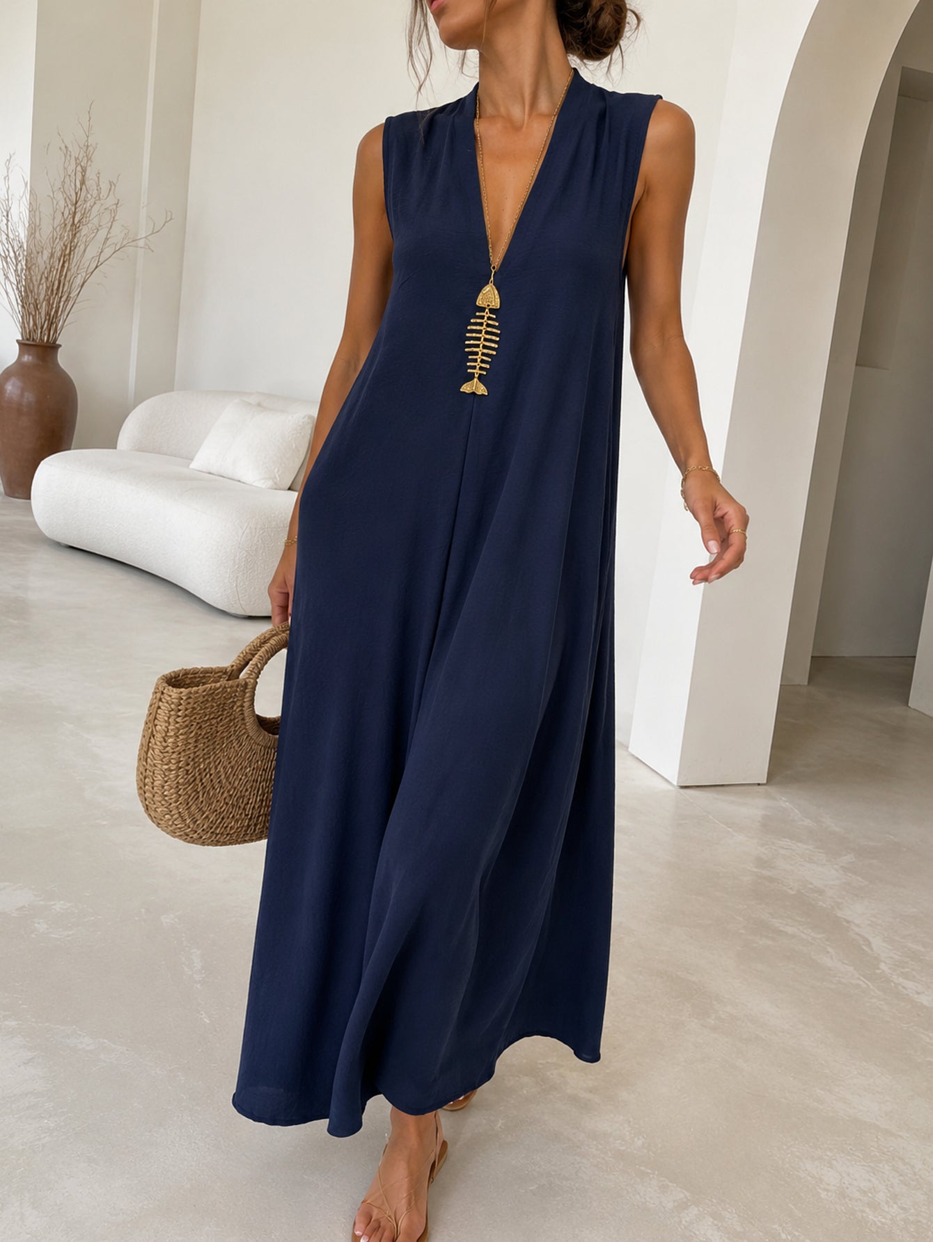 VESTIDO ARMONIAS SARDINA
