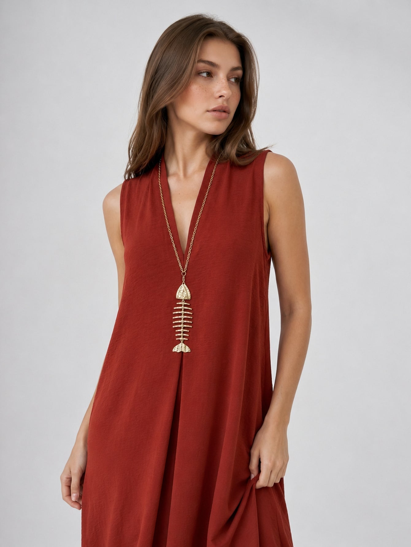 VESTIDO ARMONIAS SARDINA