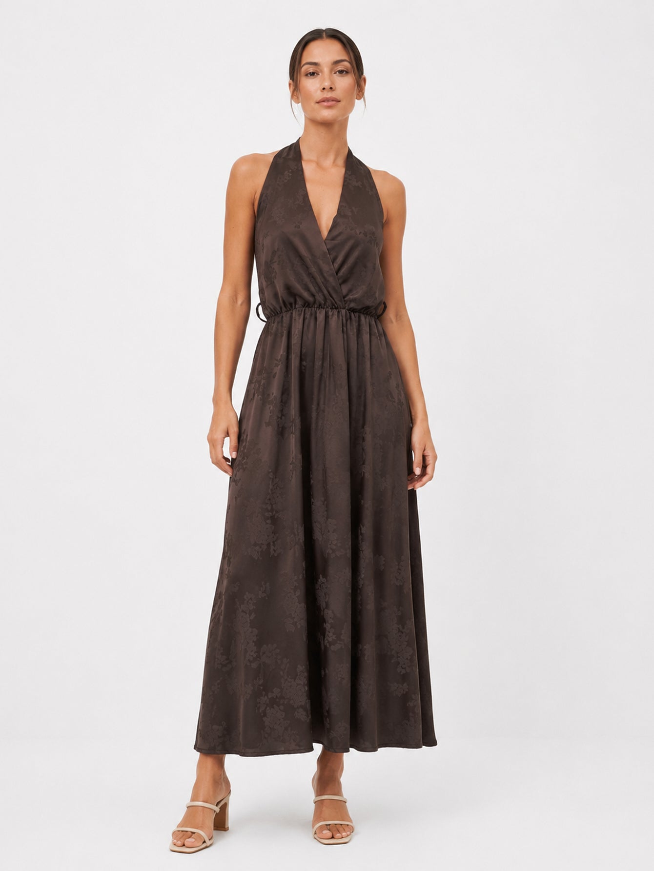 VESTIDO ARMONIAS SATINADO ESTAMPADO