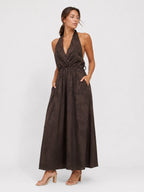 VESTIDO ARMONIAS SATINADO ESTAMPADO