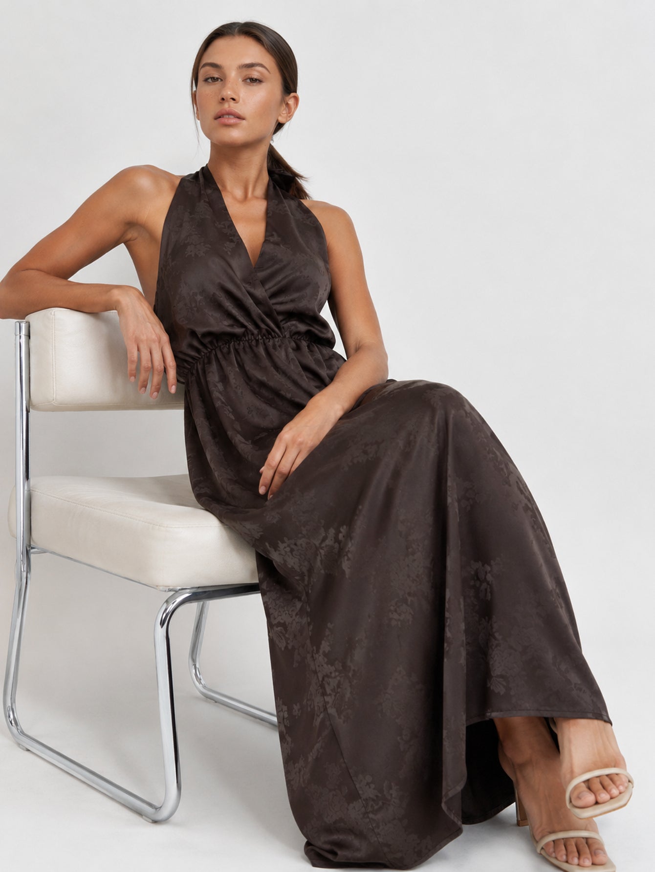VESTIDO ARMONIAS SATINADO ESTAMPADO