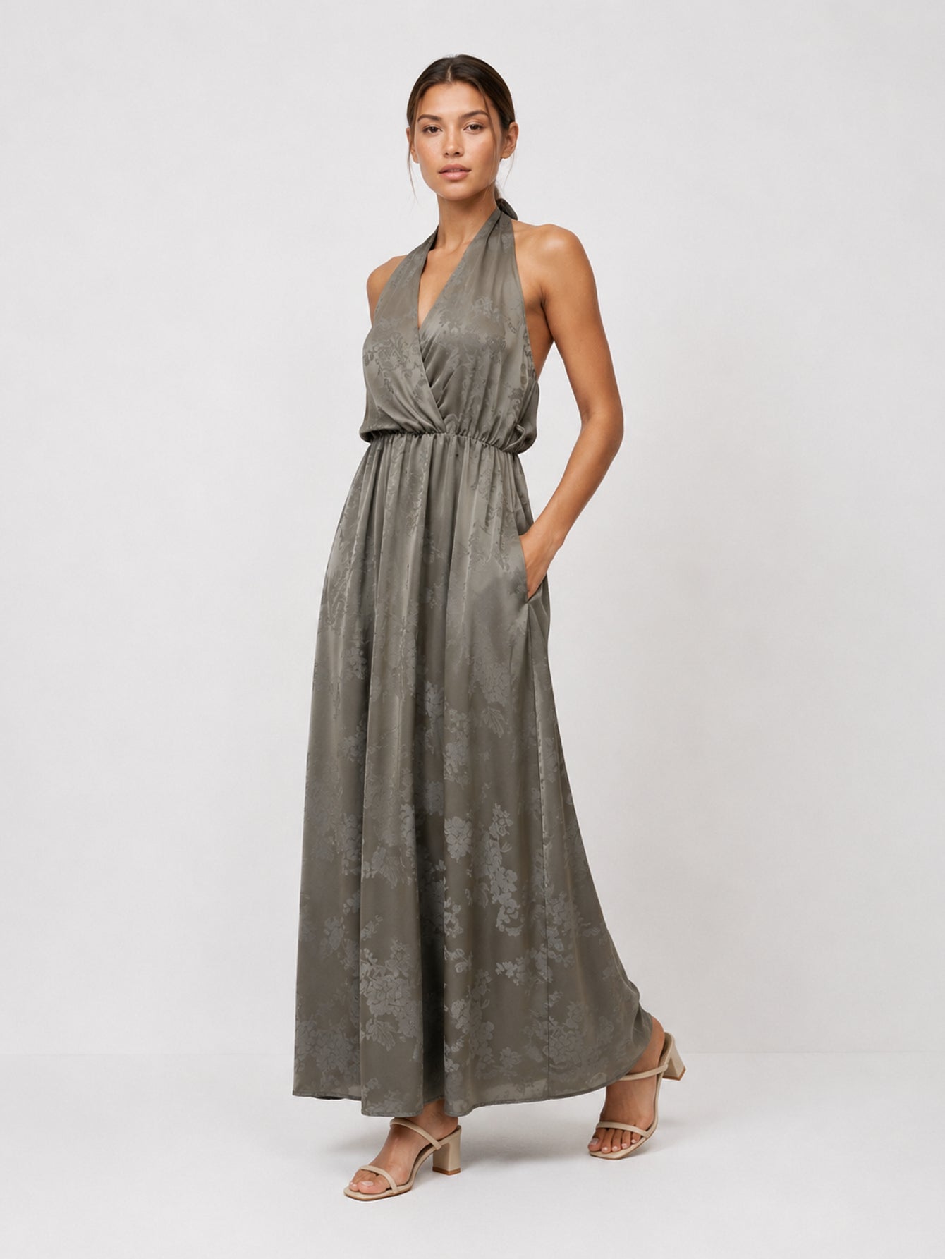 VESTIDO ARMONIAS SATINADO ESTAMPADO