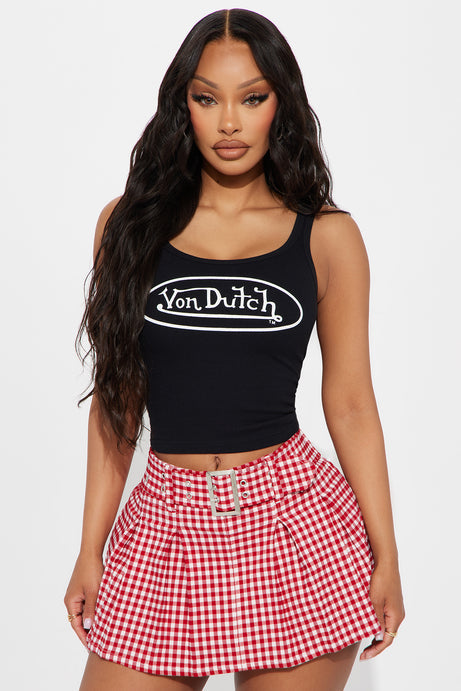 Von Dutch Ribbed Tank Top