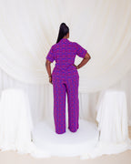 Diya Pants Set (Electric Mirage)