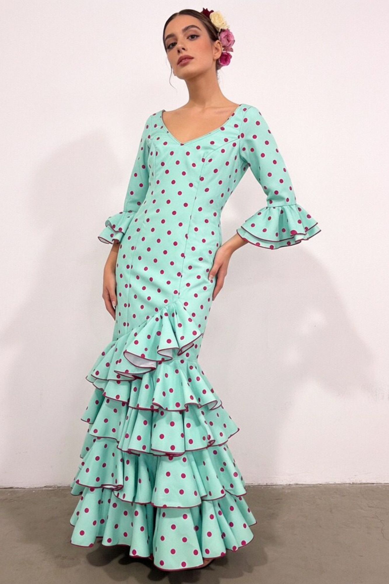 TRAJE FLAMENCA LOLITA LUNARES GRANDES