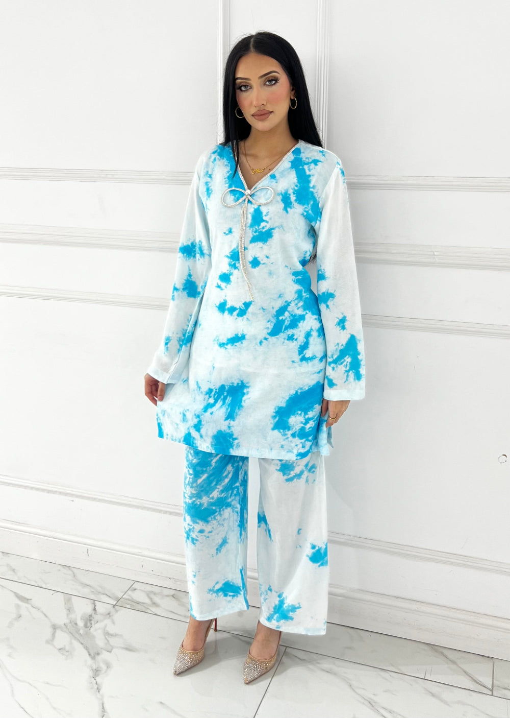 RBY-137- Tye & Dye Crepe 2 Piece Co-ord