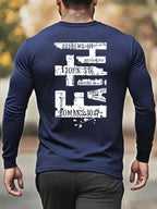 🔥Buy 3 Get 15% Off🔥Men's Faith Cross Print Crew Neck T-shirt