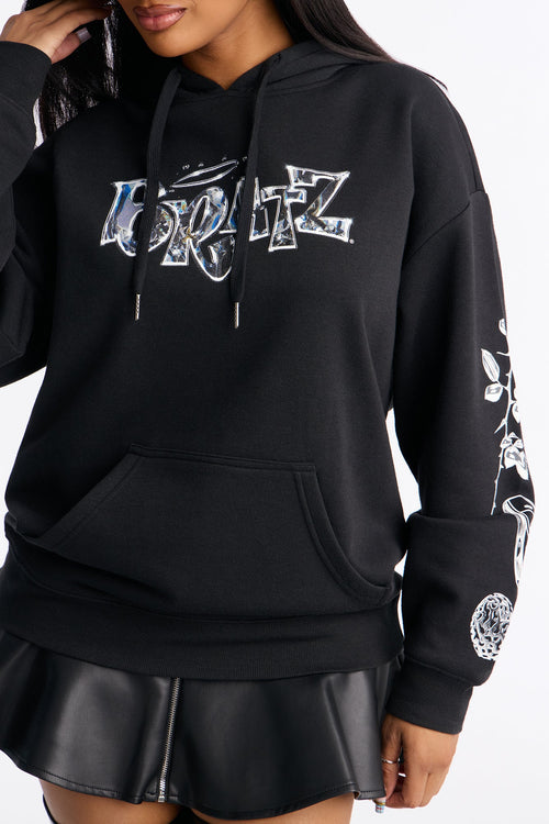 Bratz Collection Multi Hit Graphic Sweatshirt - Black