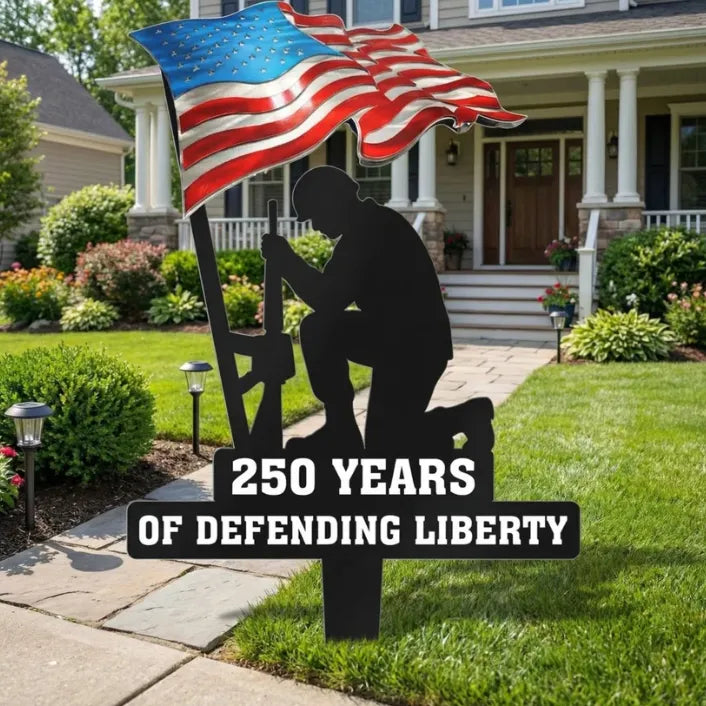 250 Years of Defending Liberty Metal Garden Stake