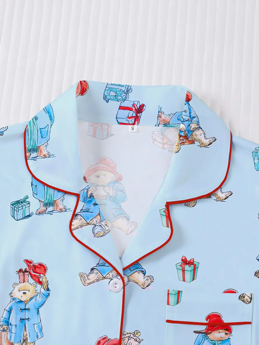 Women's Cute Bear Print Sleepwear Set