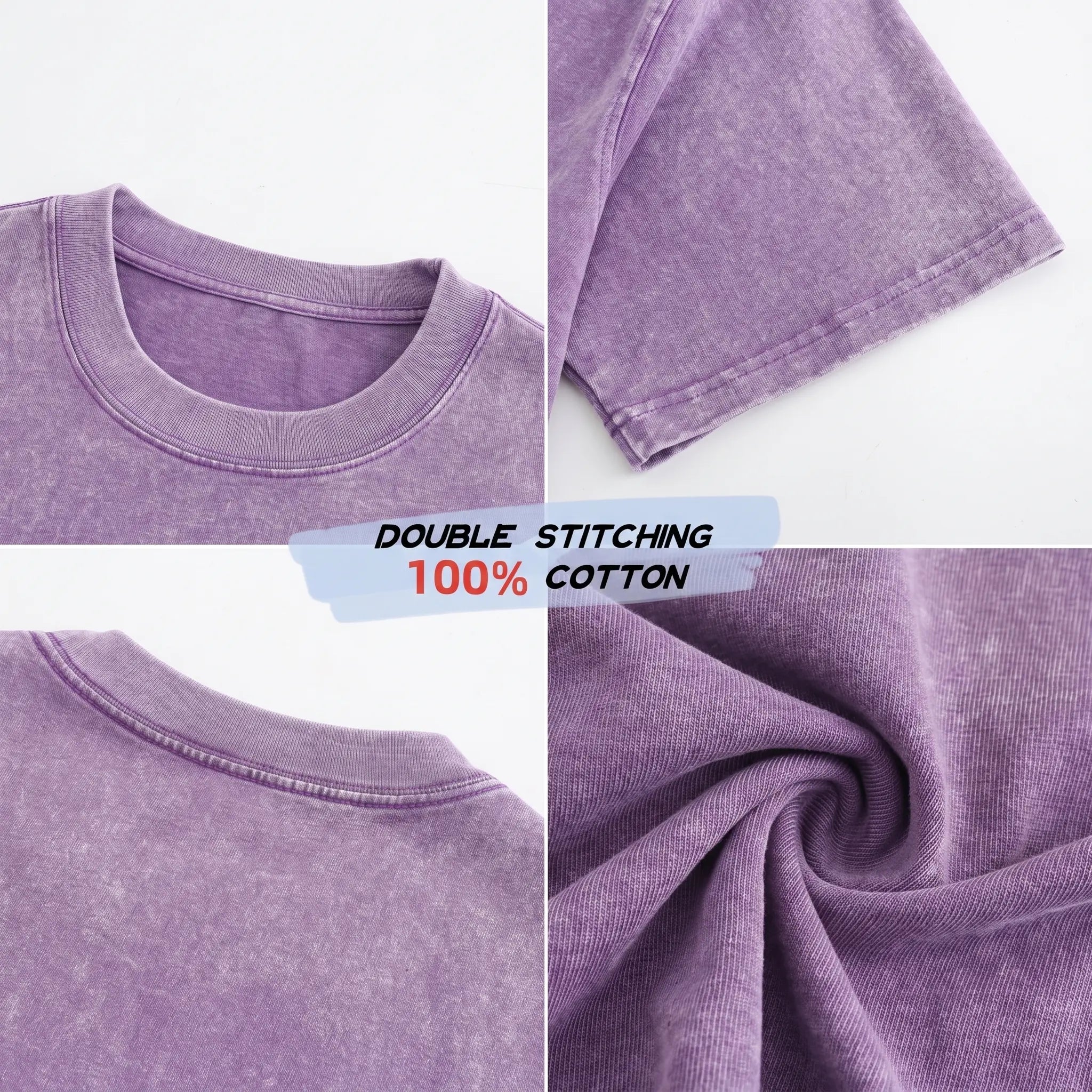 Women’s 3-pack American vintage distressed short-sleeve T-shirts, casual versatile crew neck minimalist solid color tops, suitable for home wear and everyday outings.